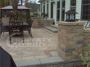 Elevated Stone Patio Steps 1